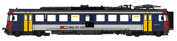 LS Models 17558S - Swiss Electric Railcar 540 039-5 of the SBB (Sound Decoder)
